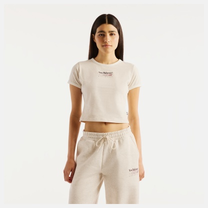 New Balance Trackside Ringer T-Shirt, WT62O4MBLIT