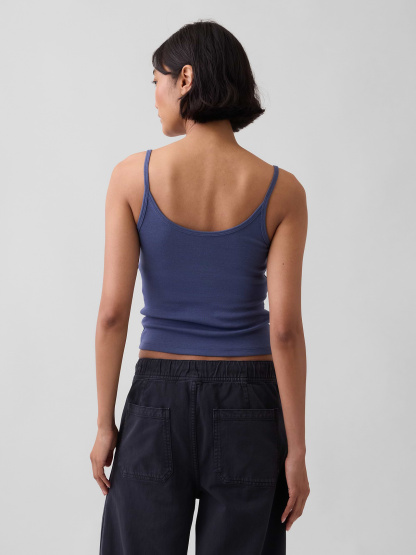 Modern Crop Cami - Sargassus blue