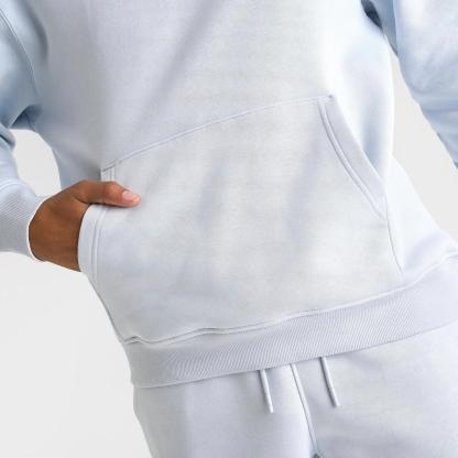 Men's Jordan Swoosh Brooklyn Fleece Pullover Hoodie - Aura/Pale Ivory - view 6