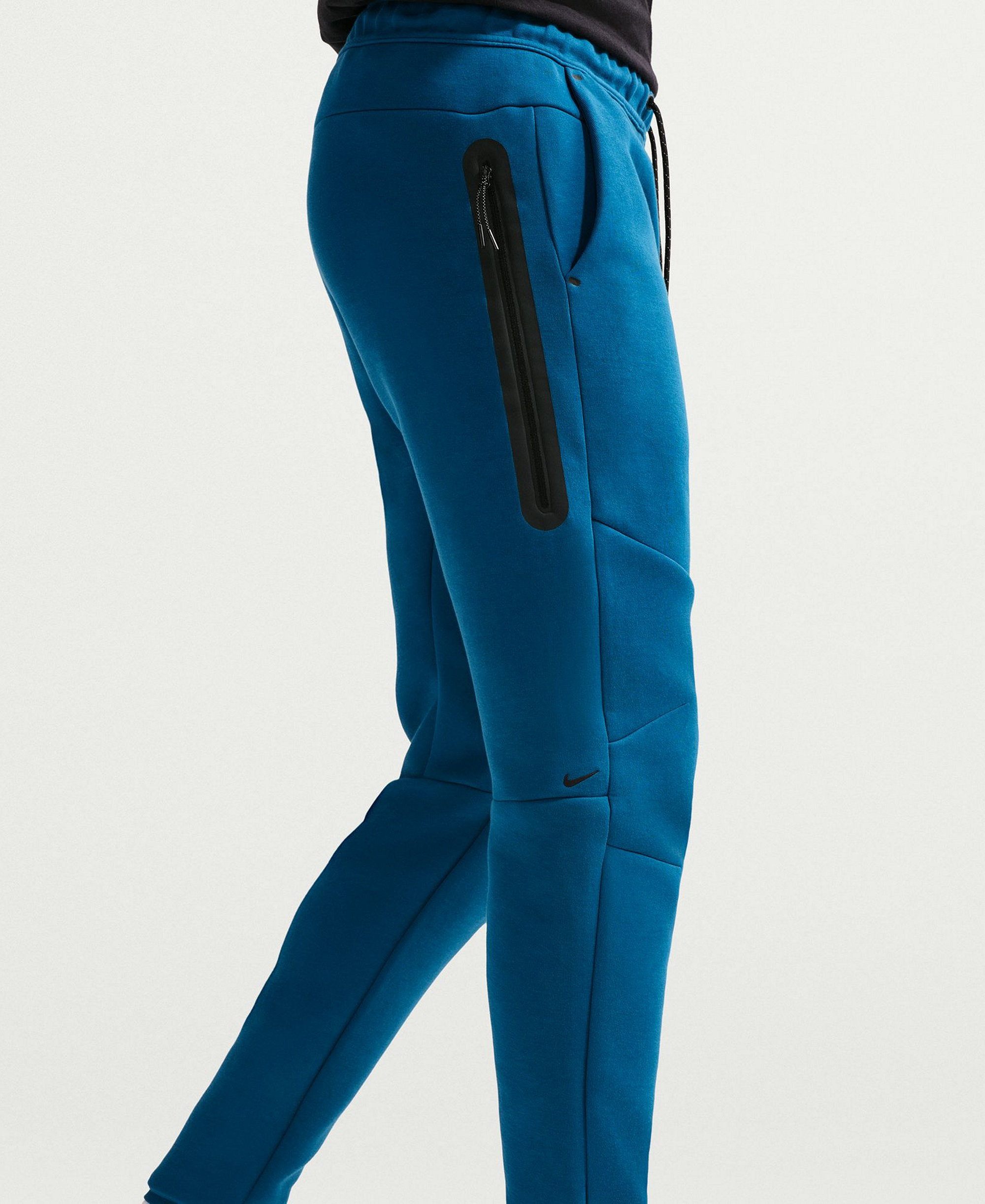Nike Men's Tech Fleece Drawstring Joggers Pants - Court Blue/Black