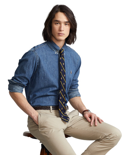 Polo Ralph Lauren Men's Classic-Fit Denim Shirt - Denim