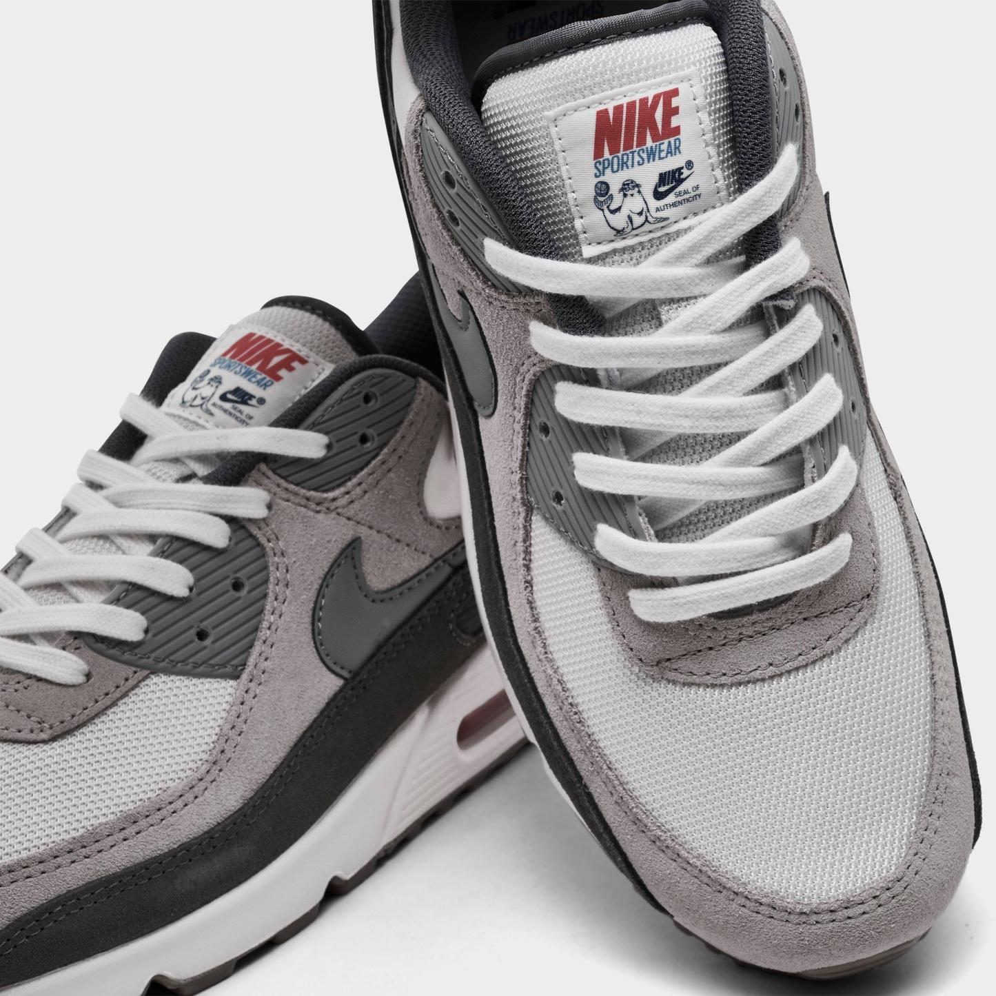 Men's Nithtke Air Max 90 Casual Shoes - Part 2 - Summit White/College Grey/Anthracite/Particle Grey - Detail shot
