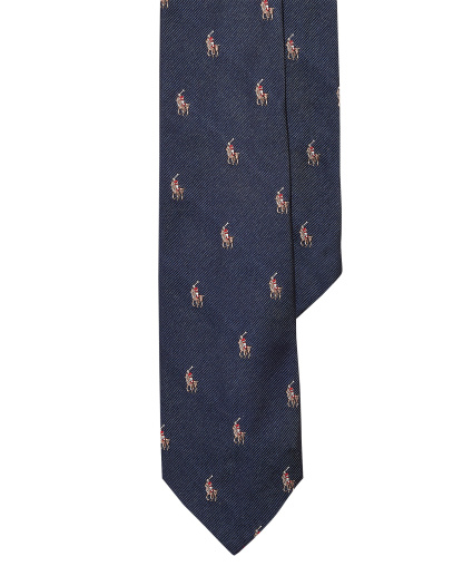 Polo Ralph Lauren Men's Polo Pony Silk Tie - Navy
