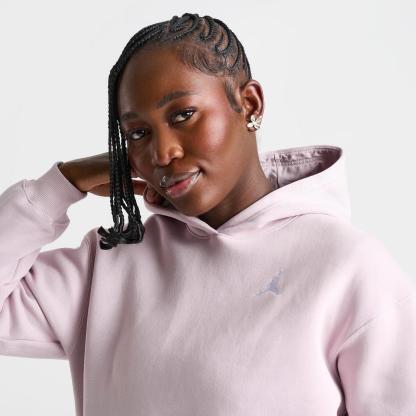 Women's Jordan Brooklyn Fleece Hoodie - Particle Rose/White - view 5