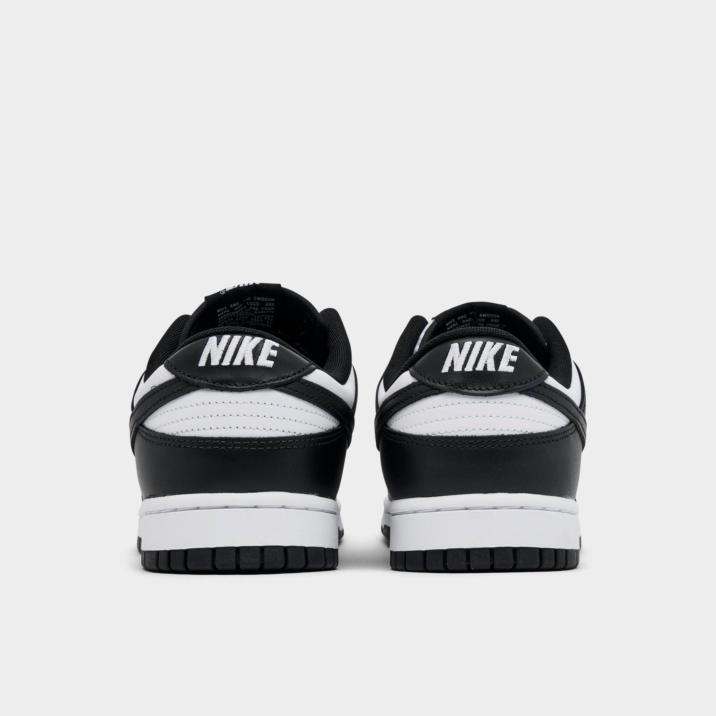 Men's Nithtke Dunk Low Retro Casual Shoes - Part 4 - Black/White/Black - Back view