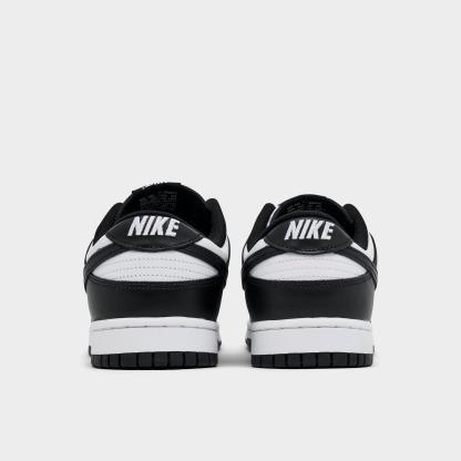 Men's Nithtke Dunk Low Retro Casual Shoes - Part 4 - Black/White/Black - Back view