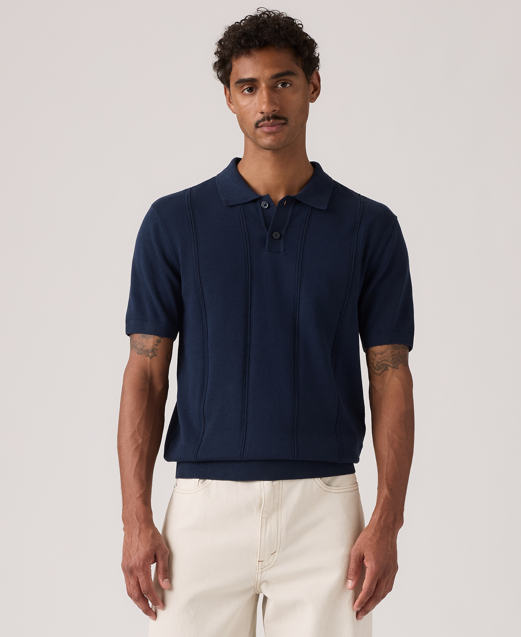 Levi's Men's Austin Polo Sweater - Navy