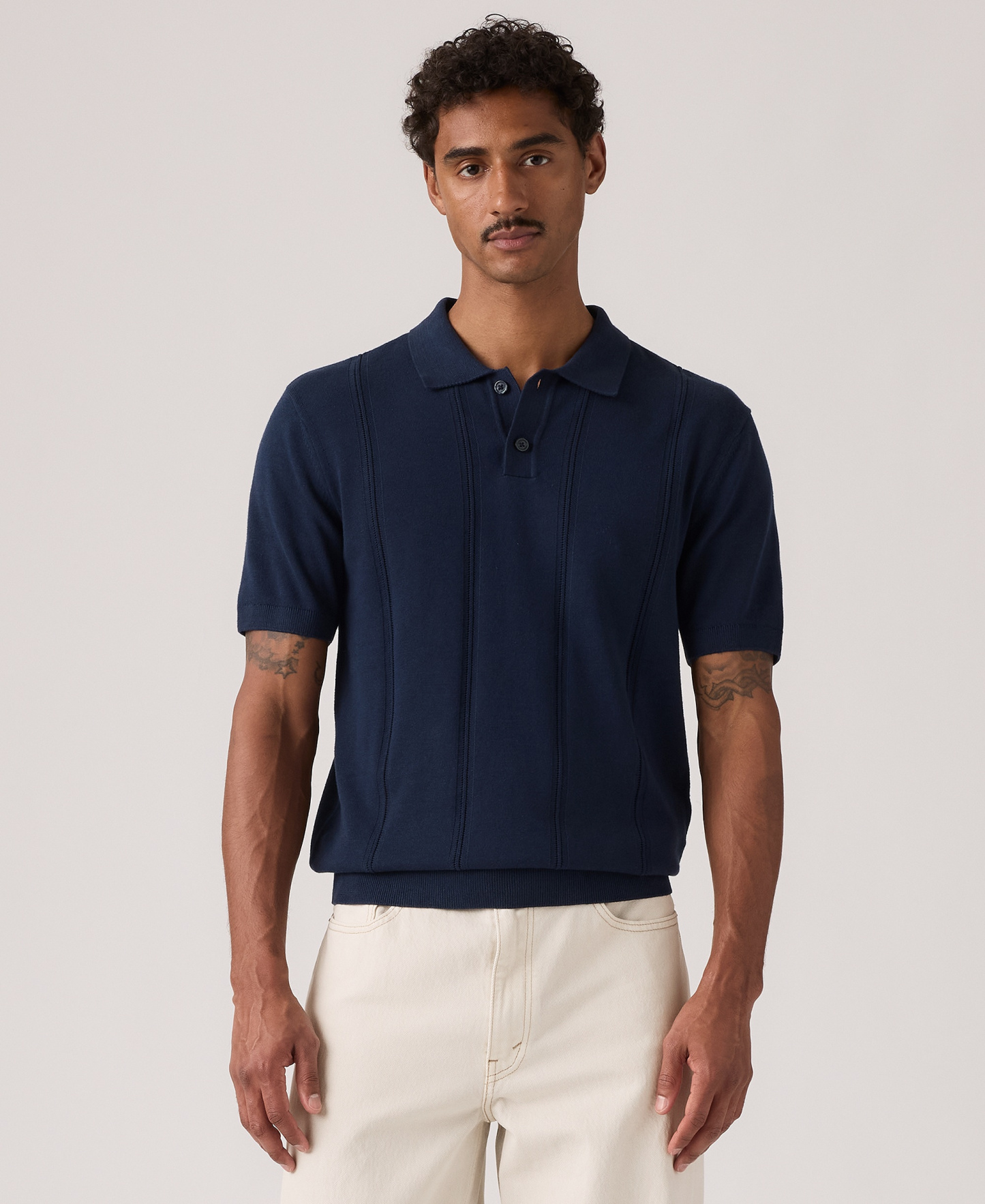 Levi's Men's Austin Polo Sweater - Navy