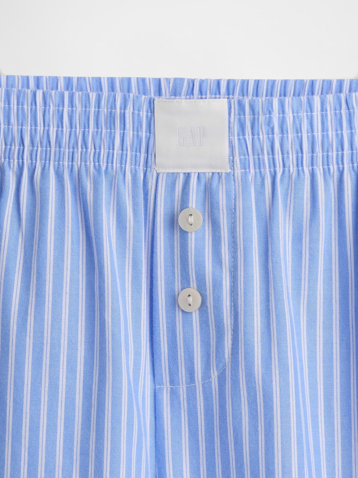 Poplin PJ Pants - Blue & white stripe