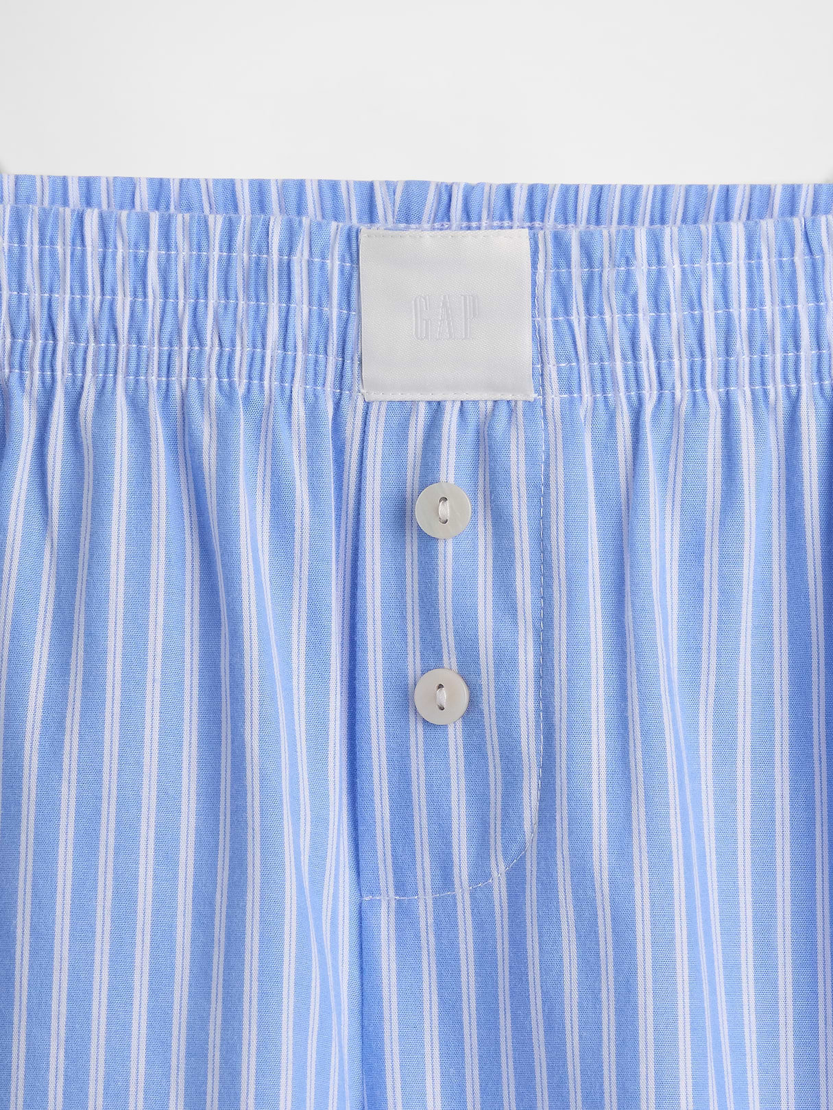 Poplin PJ Pants - Blue & white stripe