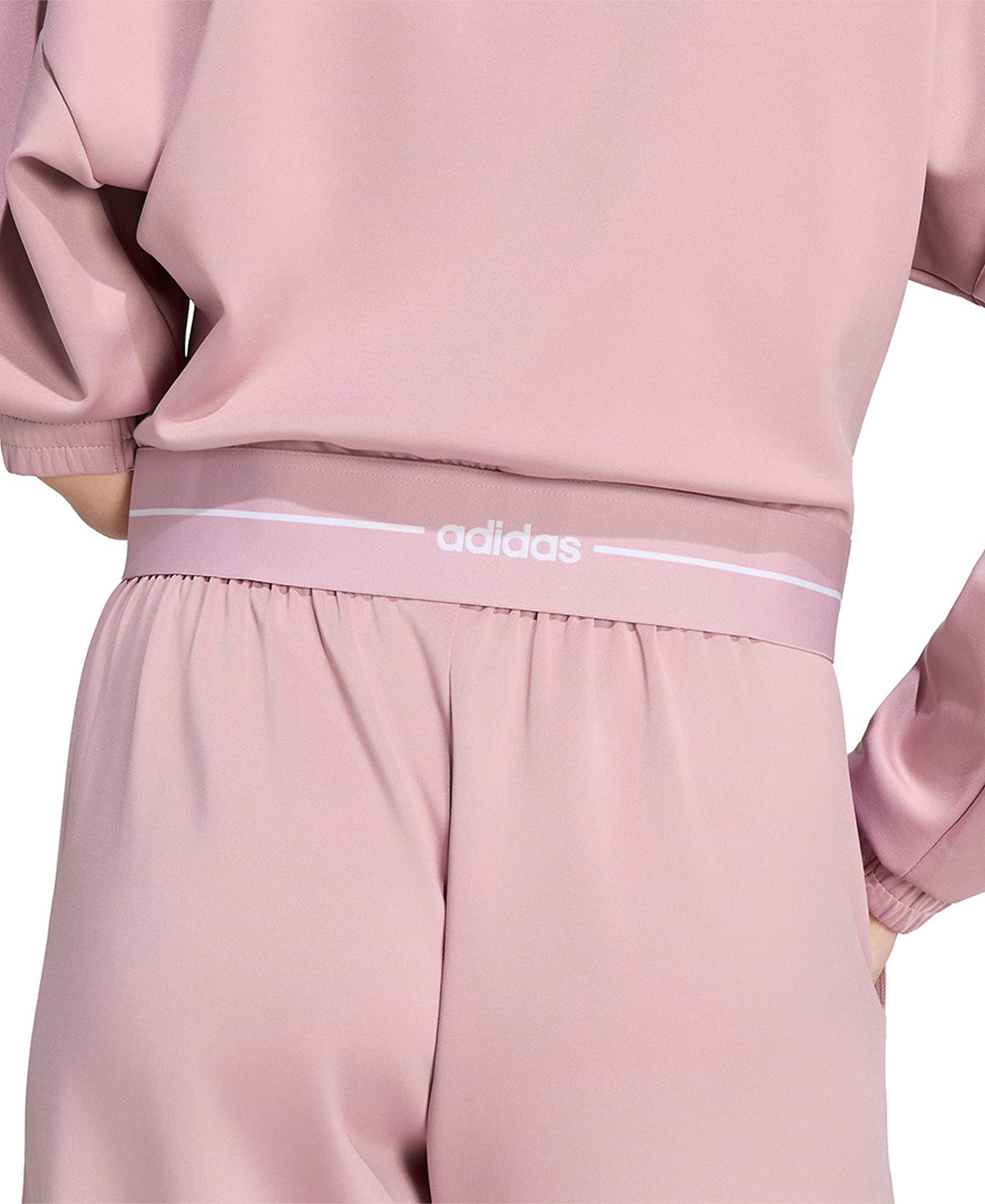 adidas Women's Hyperglam Track Cropped Training Track Jacket - Magic Mauve