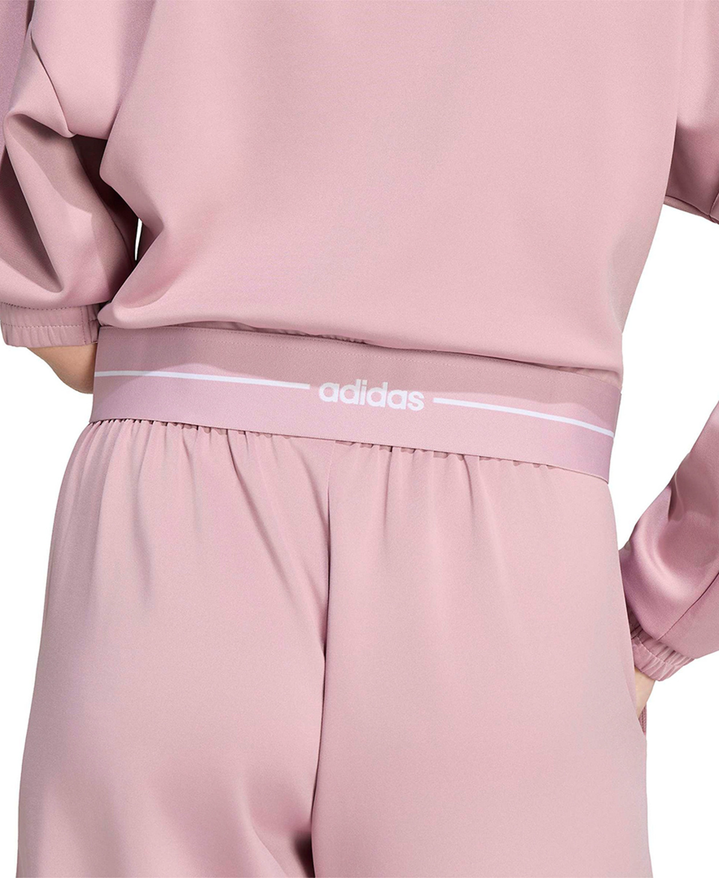 adidas Women's Hyperglam Track Cropped Training Track Jacket - Magic Mauve