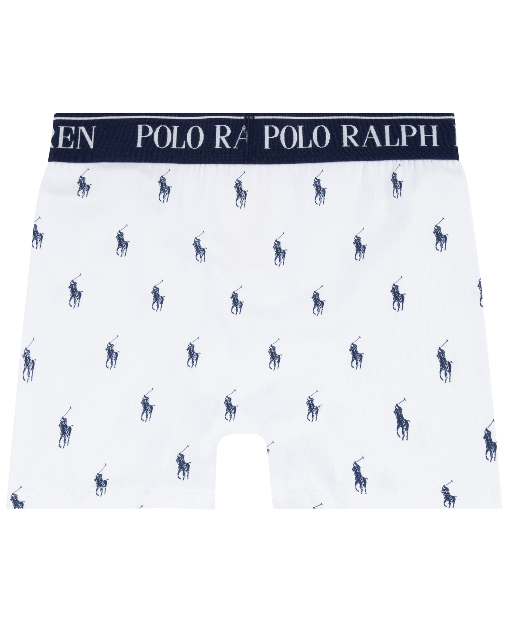 Polo Ralph Lauren Boys' 8-20 Cotton Stretch Boxer Briefs, 3-Pack - Office Blue/White