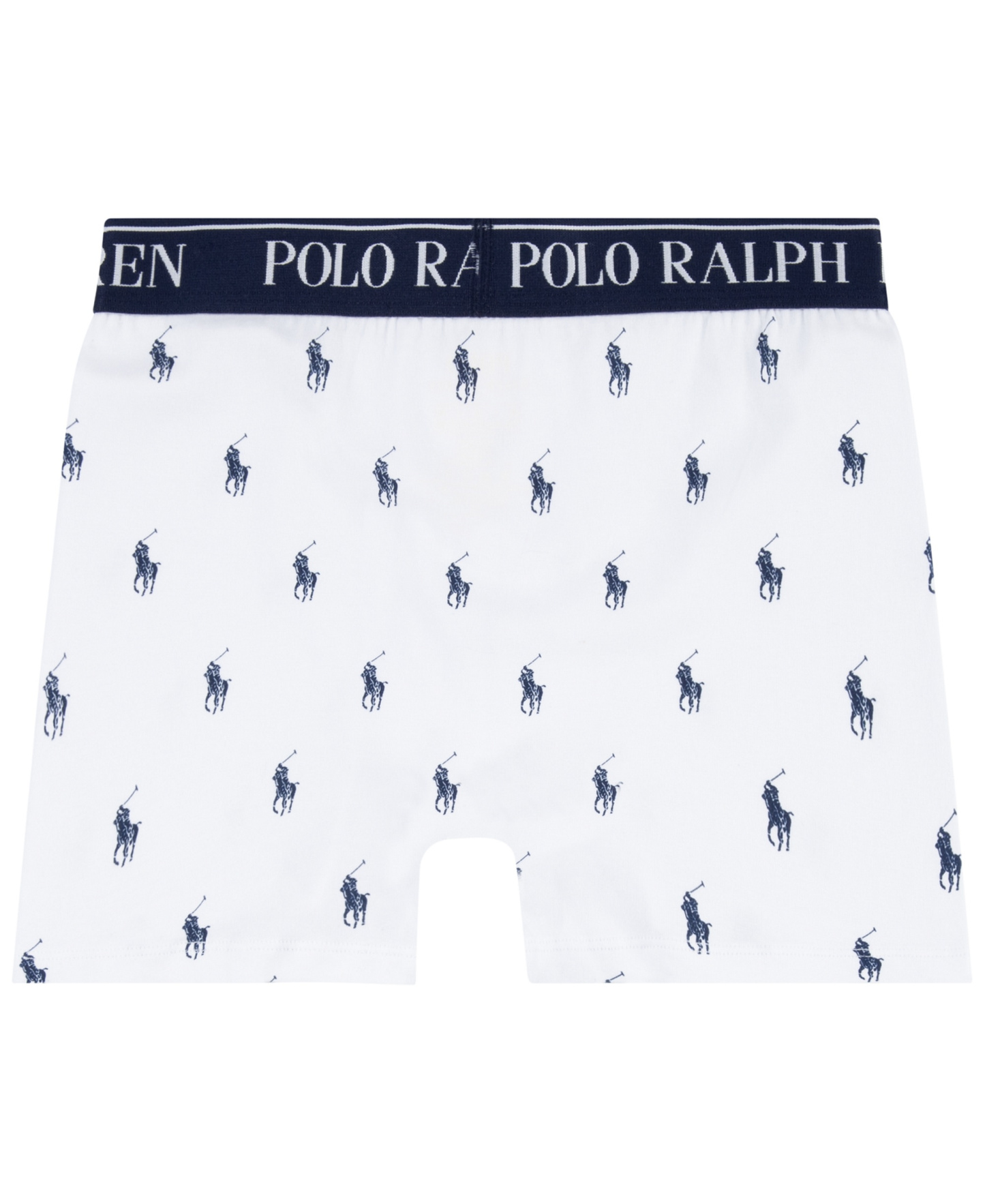 Polo Ralph Lauren Boys' 8-20 Cotton Stretch Boxer Briefs, 3-Pack - Office Blue/White