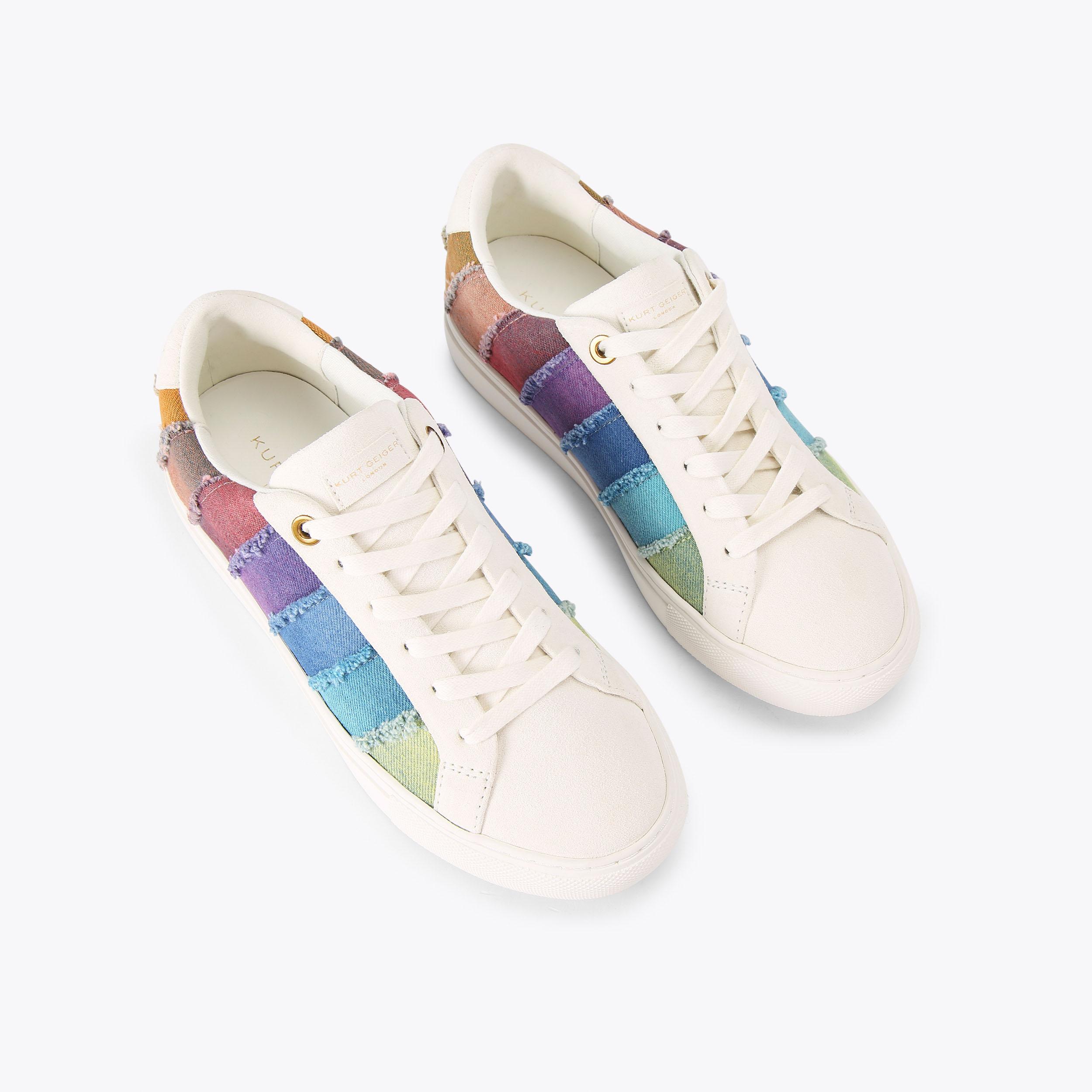 Kurt Geiger London Lane Stripe Sneaker - Multi Colored - view 3