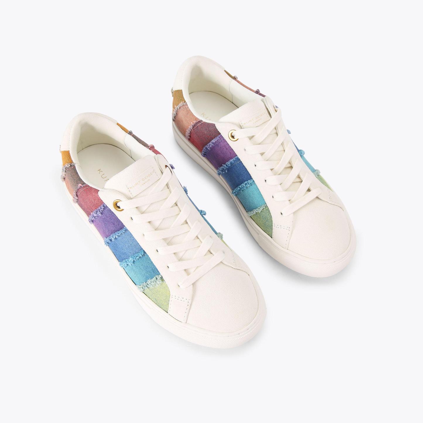 Kurt Geiger London Lane Stripe Sneaker - Multi Colored - view 3
