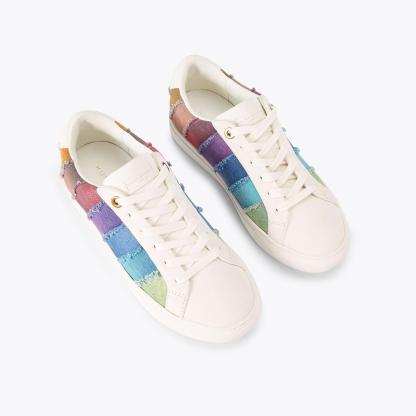 Kurt Geiger London Lane Stripe Sneaker - Multi Colored - view 3