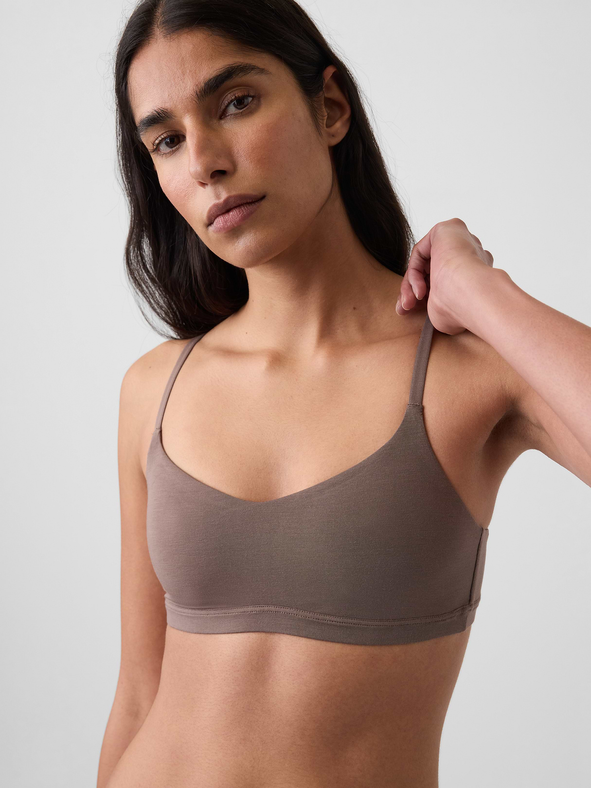 SoftMade Modal Bralette - Toasted almond brown