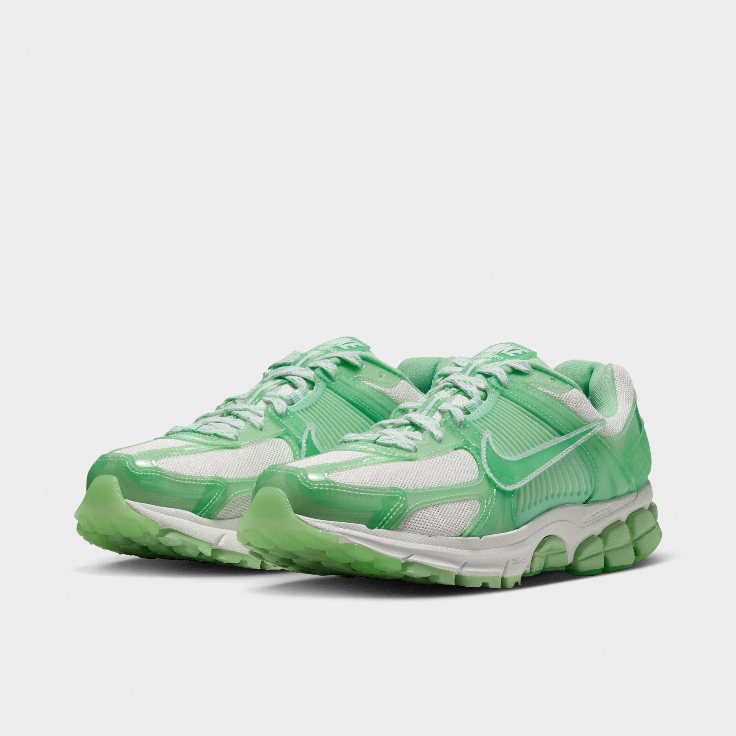 Women's Nithtke Zoom Vomero 5 Casual Shoes - Part 1 - Sail/Barely Green/Pink Rise/Cucumber Calm - Both shoes facing left