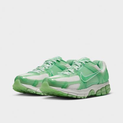 Women's Nithtke Zoom Vomero 5 Casual Shoes - Part 1 - Sail/Barely Green/Pink Rise/Cucumber Calm - Both shoes facing left
