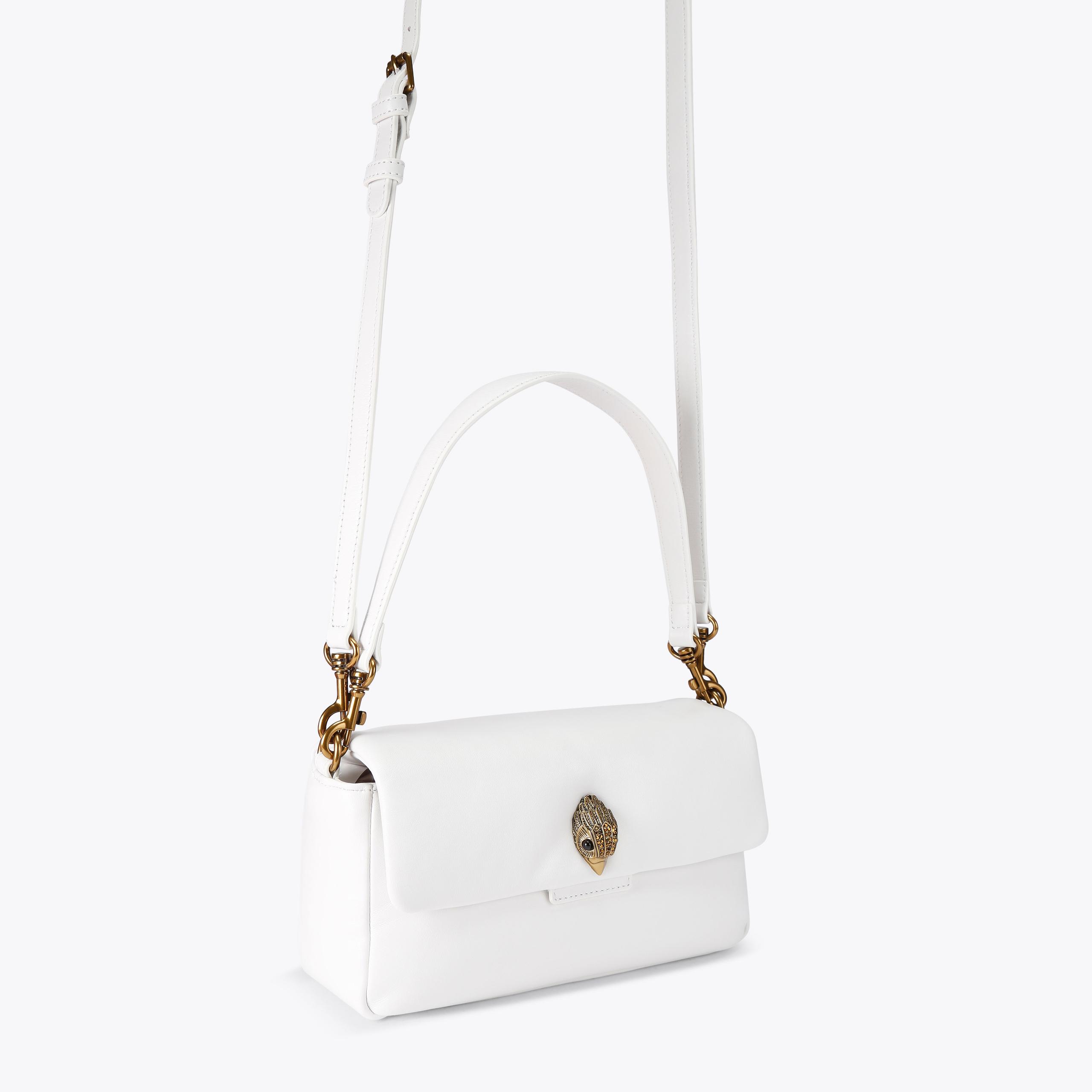 Kurt Geiger London Leather Oxford Bag - White - view 3