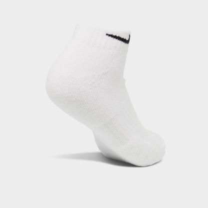Nithtke Everyday Cushioned Training Low Socks (3-Pack) - White/Black