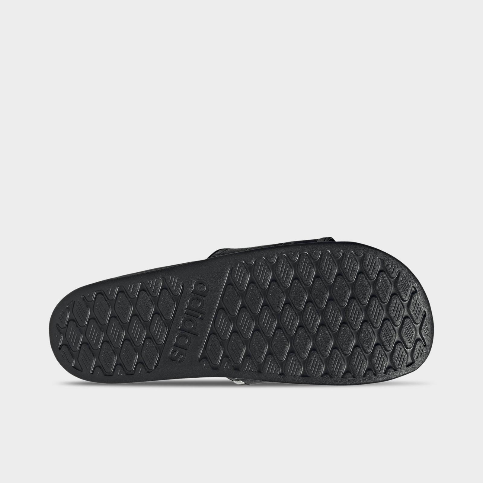 Women's adidas Adilette Comfort 2.0 Slide Sandals - Core Black/Core Black/Aurora Coffee - view 6