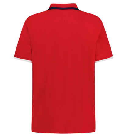 Tommy Hilfiger Boys' 8-20 Tomas Short-Sleeve Tipped Polo Shirt - Tommy Red