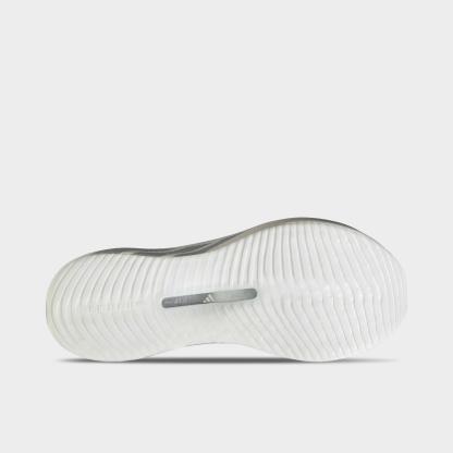 Men's adidas Hyperboost Edge Running Shoes - Part 1 - Cloud White/Silver Metallic/Zero Metallic - Bottom view