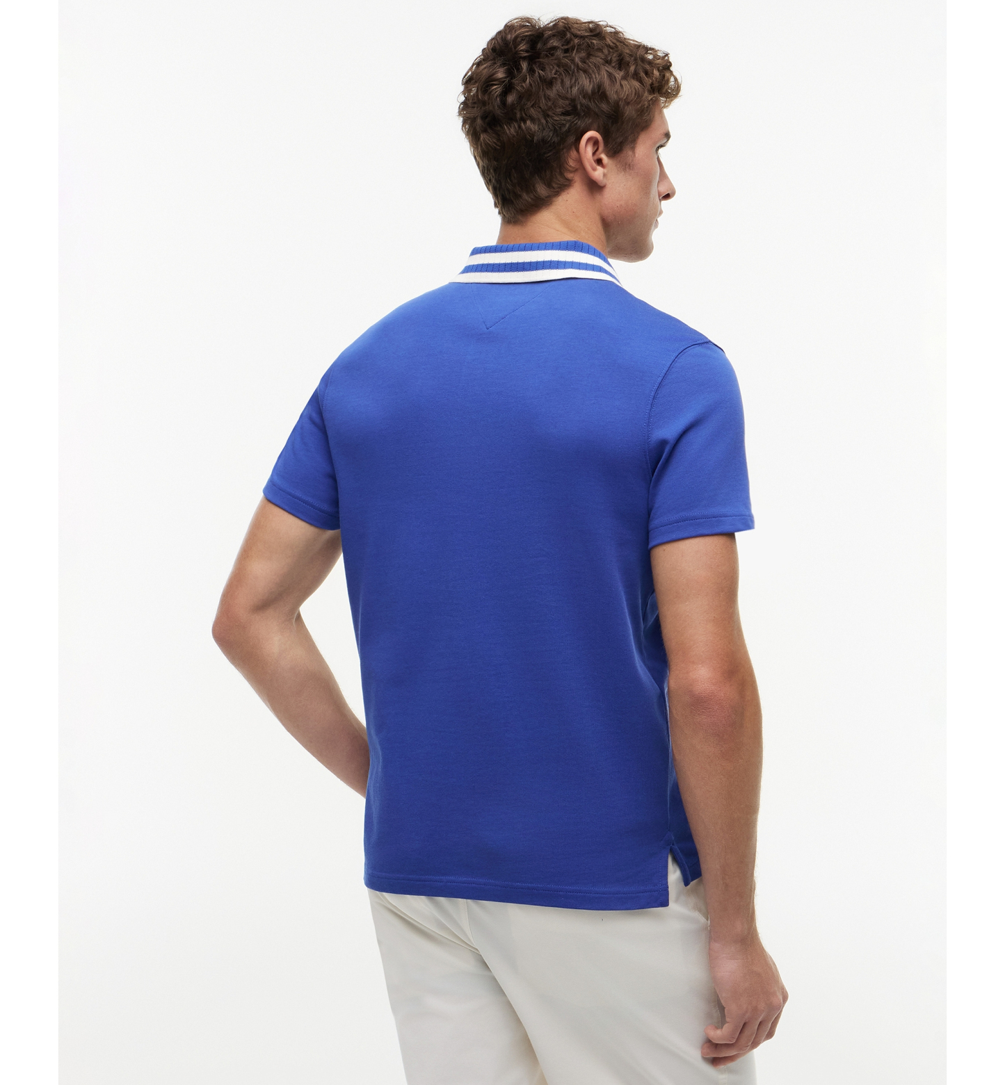 Tommy Hilfiger Men's Left Chest Logo Polo Shirt - Pigment Blue