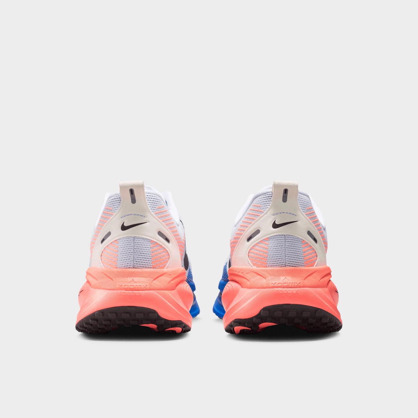 Men's Nithtke Vomero 18 Running Shoes - Part 1 - White/Racer Blue/Atomic Pink/Black - Back view