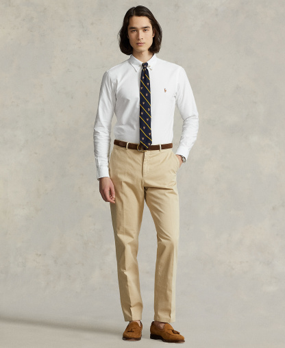 Polo Ralph Lauren Men's Custom Fit Oxford Shirt - White