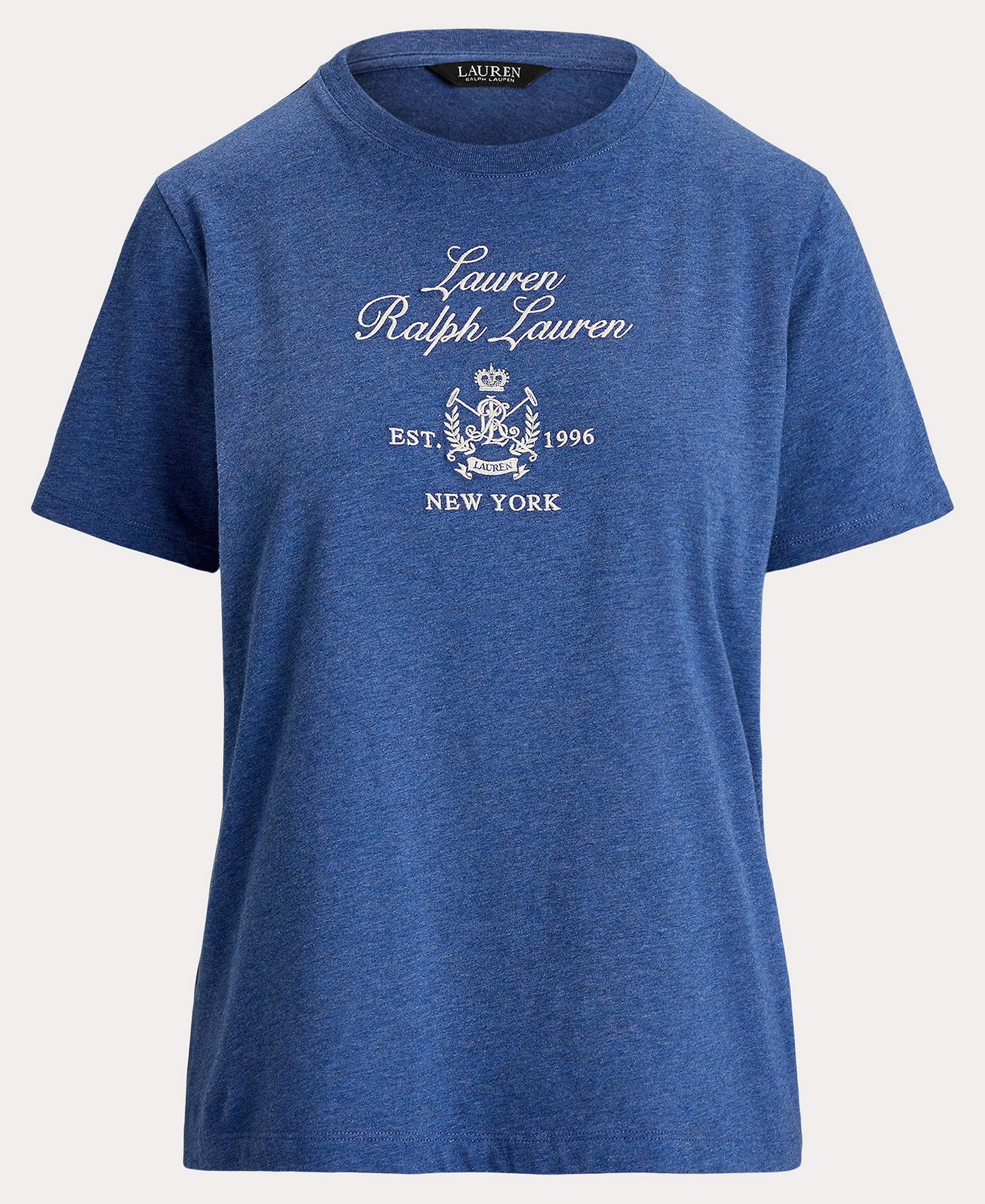 Lauren Ralph Lauren Women's Crewneck Short-Sleeve T-Shirt - Inky Blue