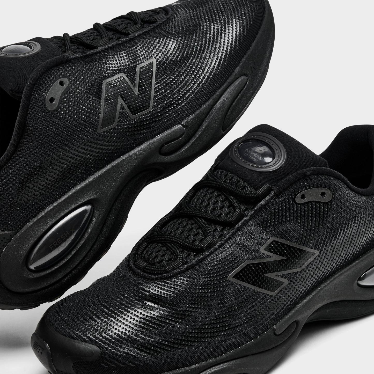 Men's New Balance AC Runner Running Shoes - Black/Black Cement/Black Metallic - view 3