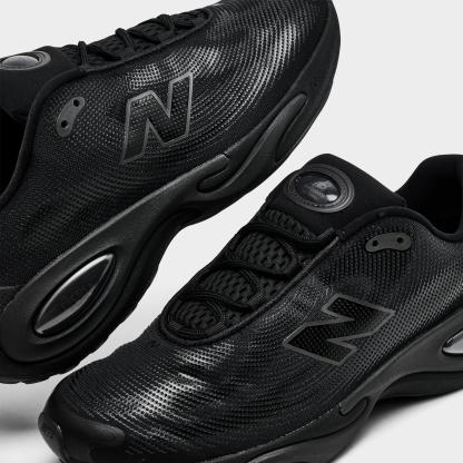 Men's New Balance AC Runner Running Shoes - Black/Black Cement/Black Metallic - view 3