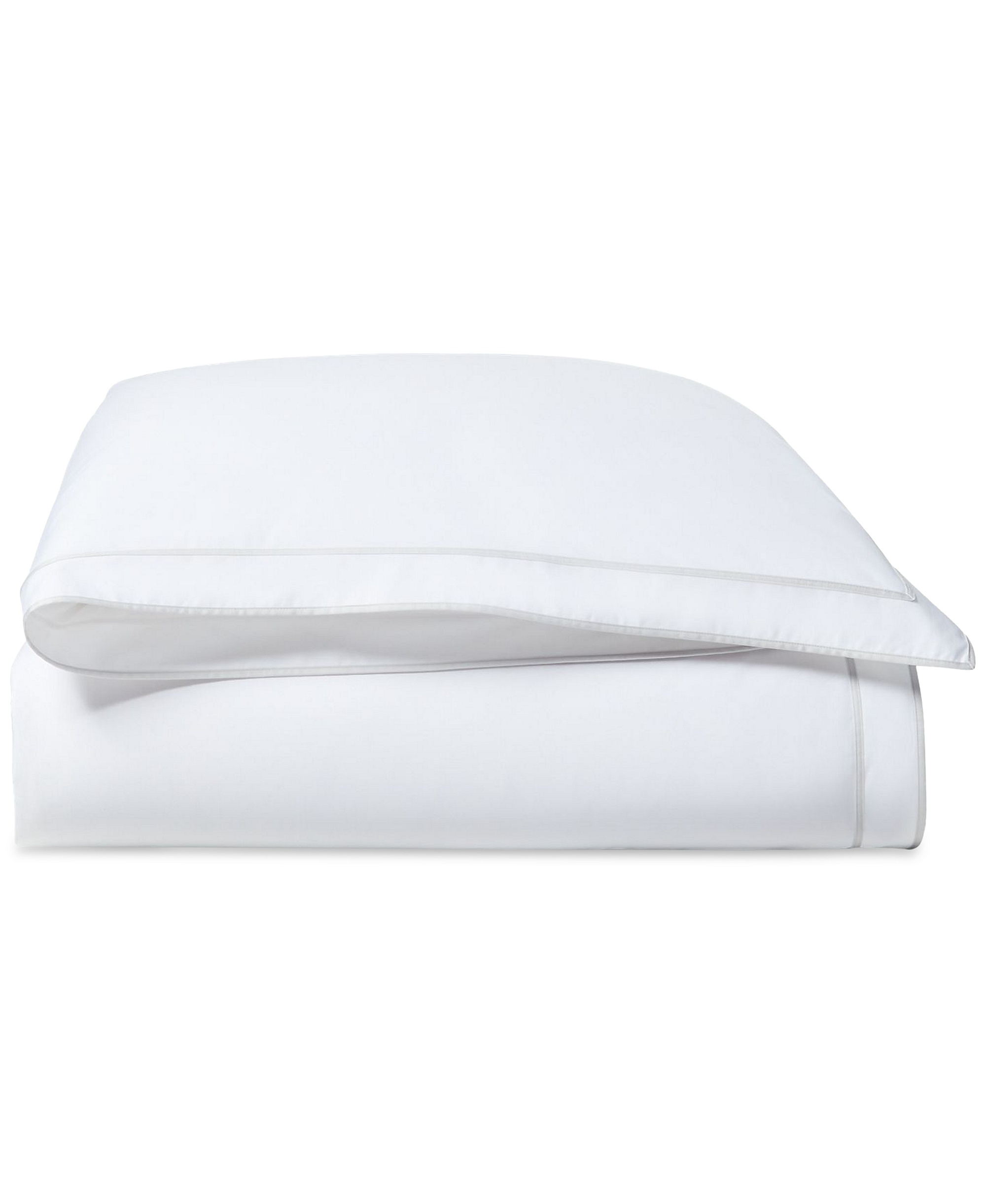Lauren Ralph Lauren Spencer Sateen Border Duvet Cover, Full/Queen - Soft Grey