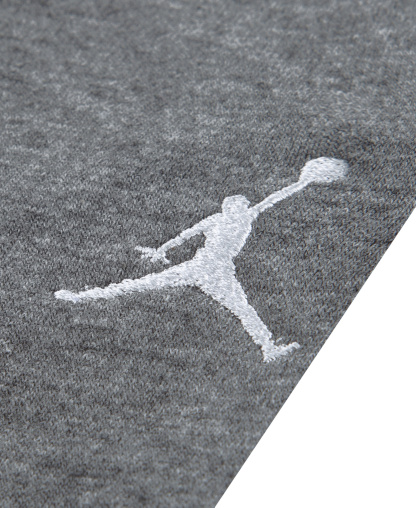 Jordan Boys' 8-20 Brooklyn Open Hem Fleece Pant - Carbon Heather