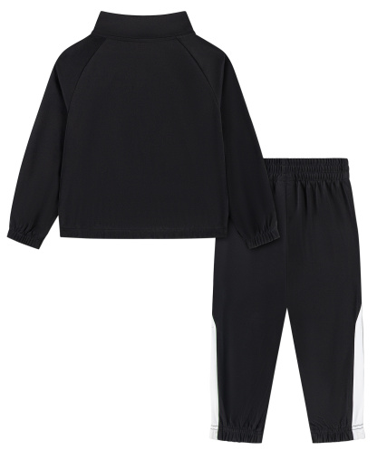 Jordan Toddler Boys' 2T-4T Tricot Color Piping Long-Sleeve Jacket and Pants, 2-Piece Set - Black