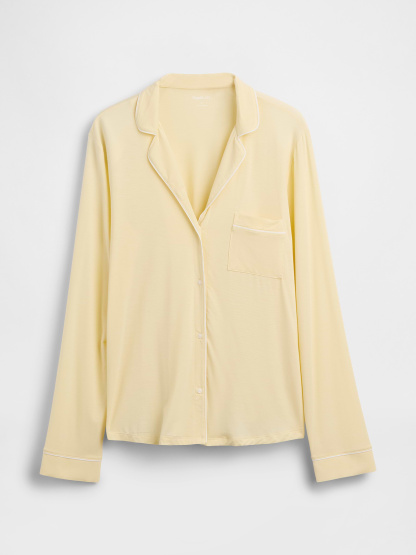 SoftMade Modal PJ Top - Maize yellow