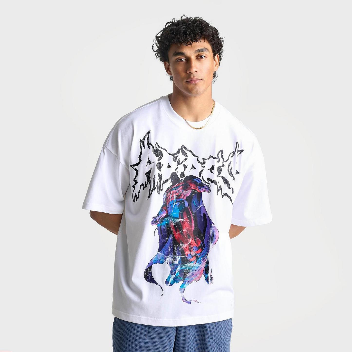 Men's adidas x Marvel Magneto Graphic T-Shirt - White - view 3