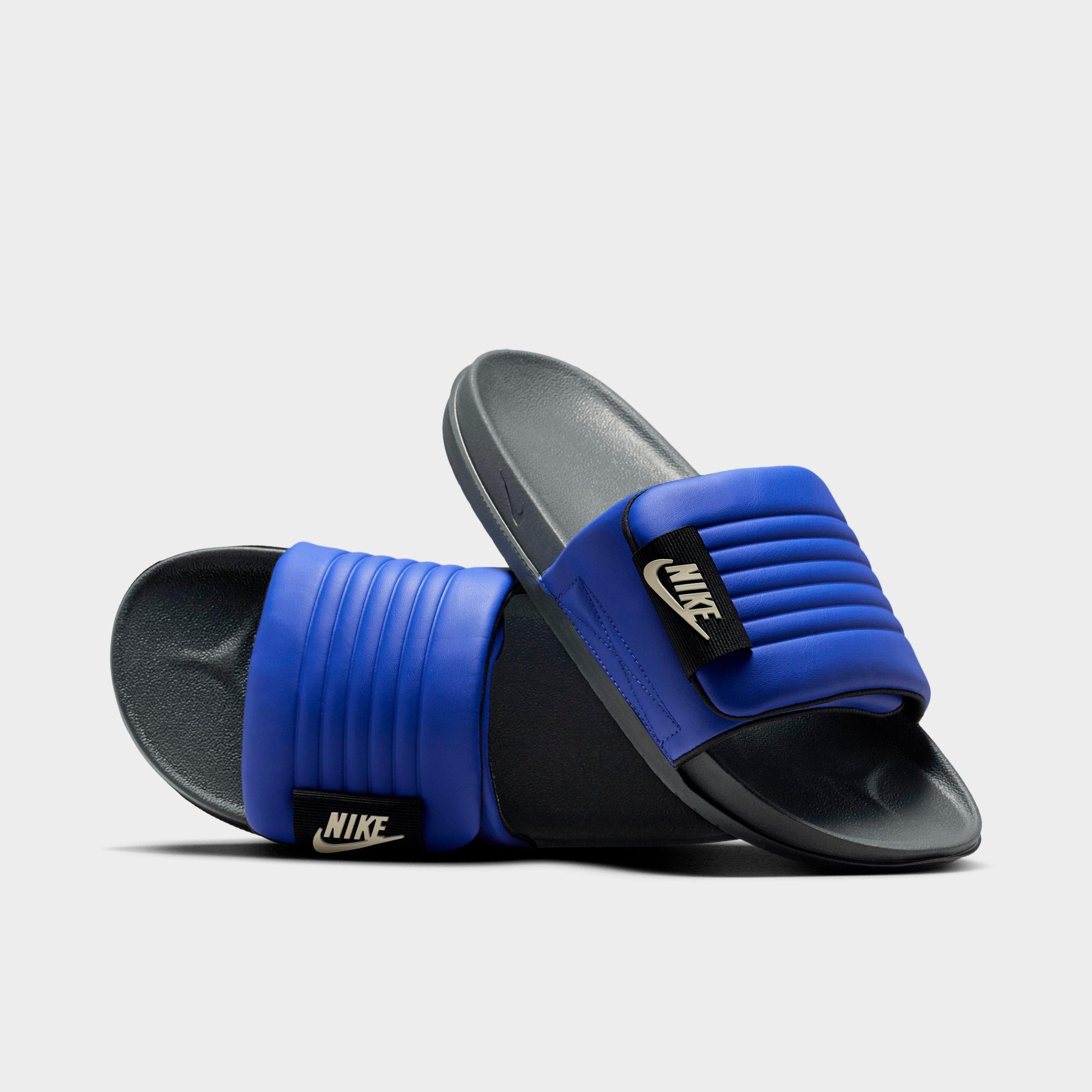Men's Nithtke Offcourt Adjust Slide Sandals - Lapis/Dark Smoke Grey/Coconut Milk - Both shoes facing left