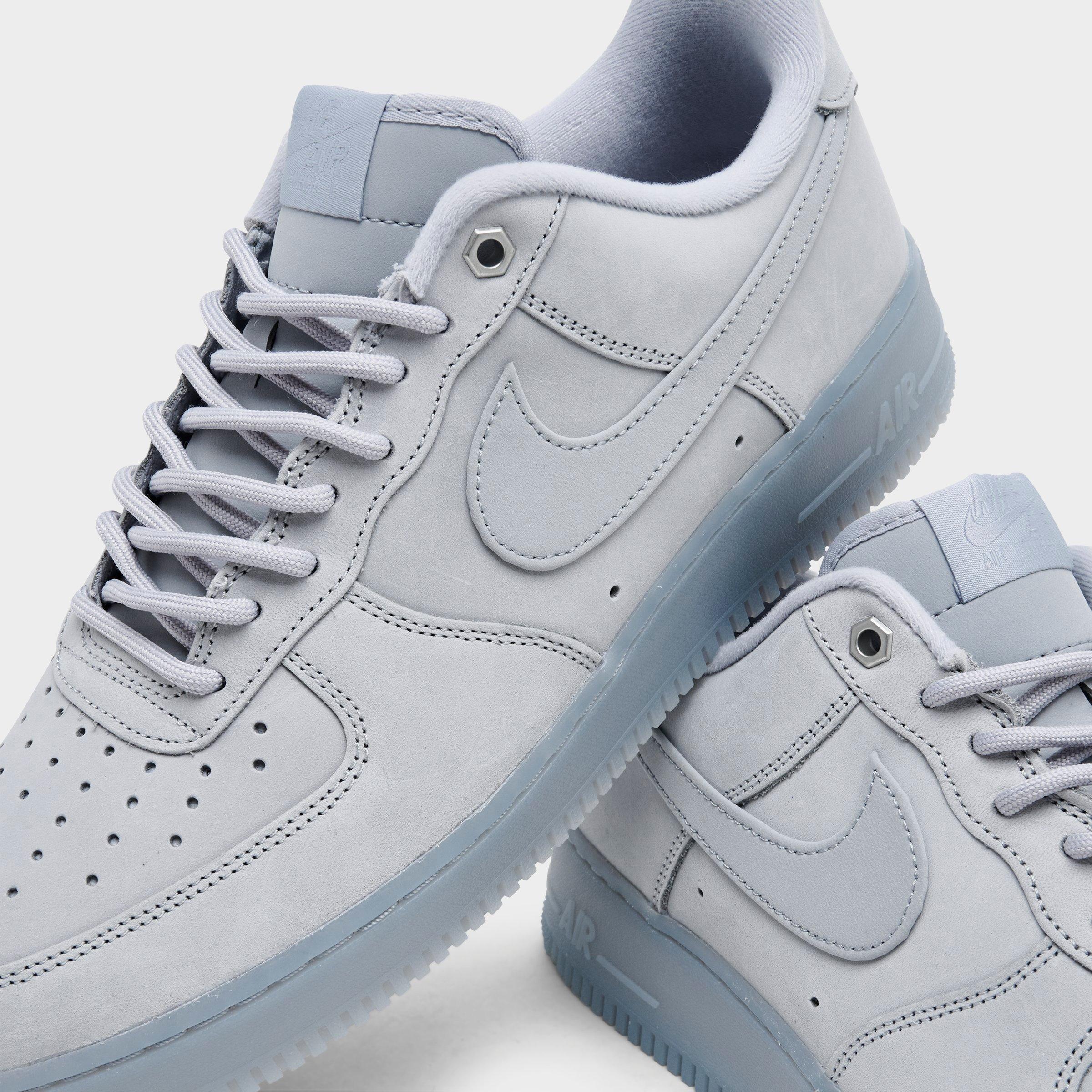 Men's Nithtke Air Force 1 '07 WB Casual Shoes - Wolf Grey/Black/Wolf Grey - Detail shot
