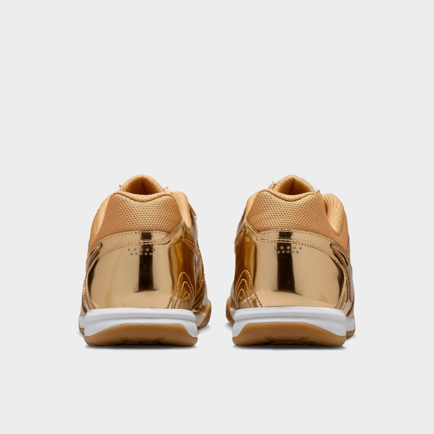 Men's Nithtke Gato LV8 Casual Shoes - Metallic Gold/White/Gum Light Brown/Metallic Gold - Back view