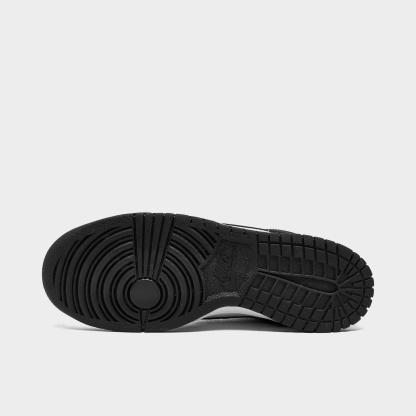 Big Kids' Nike Dunk Low Casual Shoes - White/Black/White (CW1590-100)