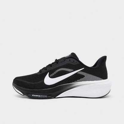 Men's Nithtke Pegasus 42 Running Shoes - Part 1 - Black/Photon Dust/White - Left shoe facing left. Outside of the shoe.