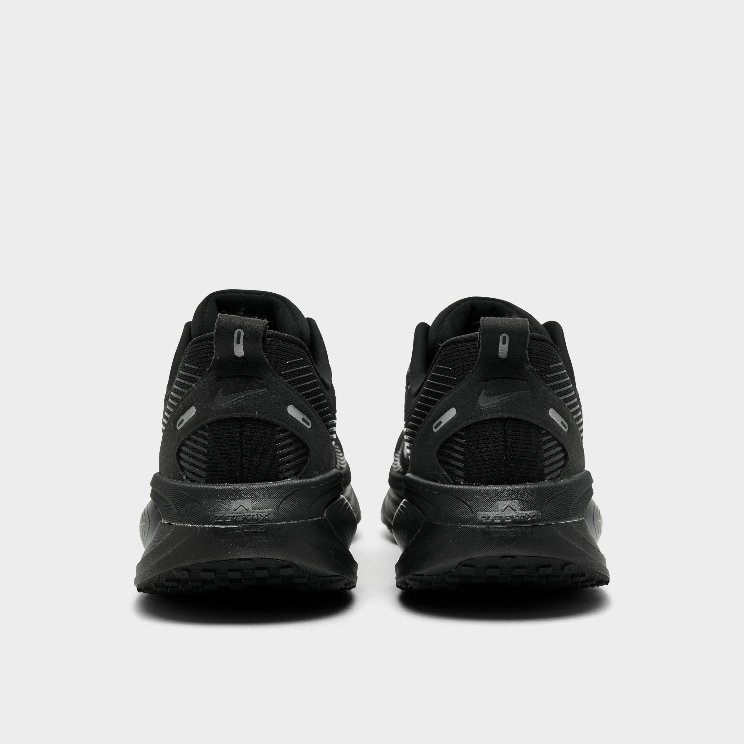 Men's Nithtke Vomero 18 Running Shoes - Part 1 - Black/Dark Smoke Grey/Light Smoke Grey/Black - Back view