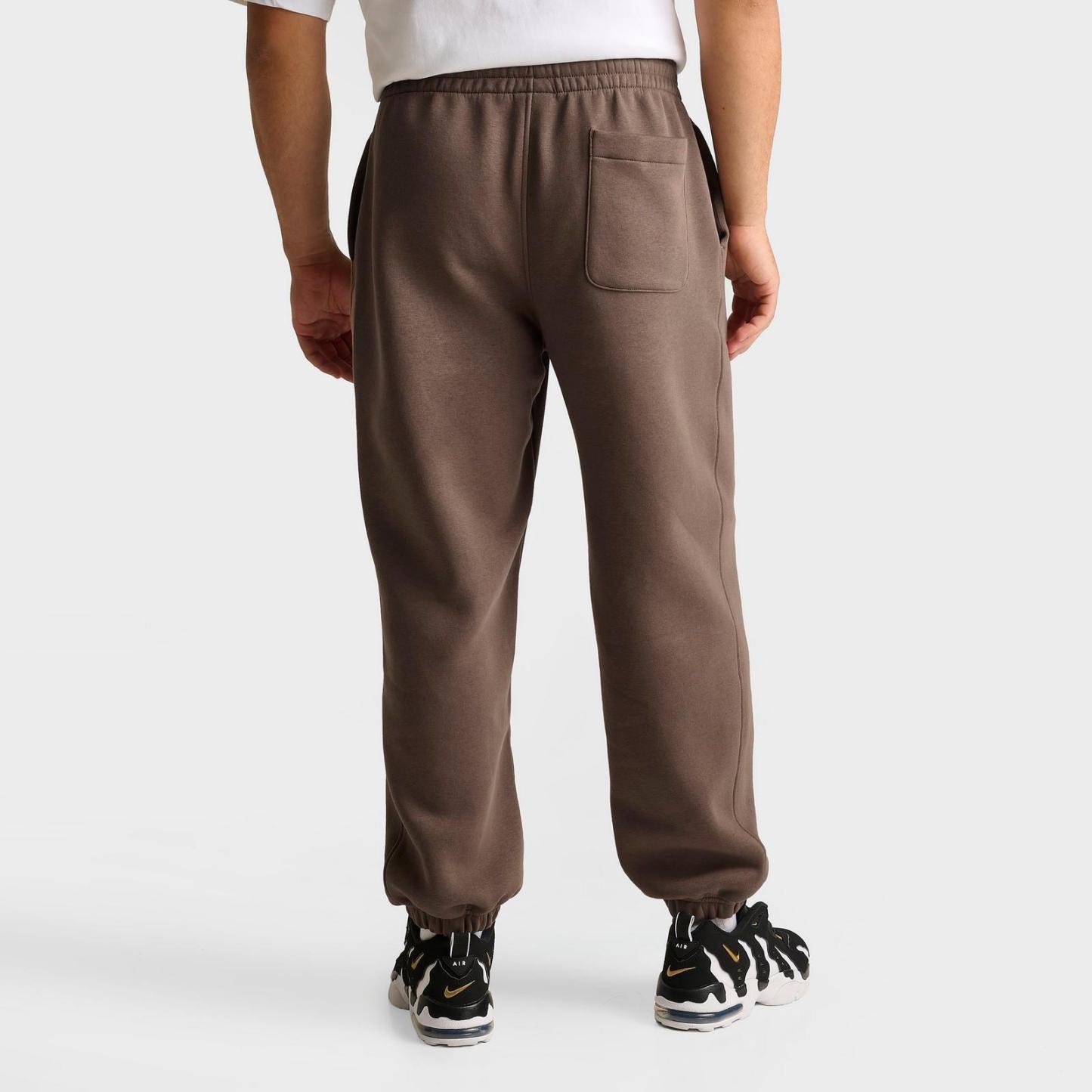 Men's Jordan Brooklyn Jumpman Air French Terry Jogger Pants - Palomino/University Red - view 4