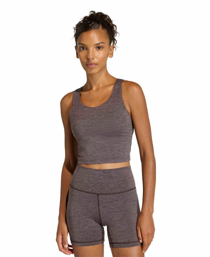 adidas Women's All Me Medium-Support Bra Tank Top - Aurora Coffee Mel.