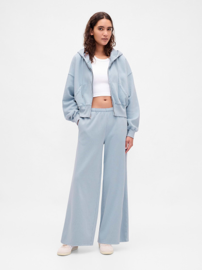 VintageSoft Baggy Sweatpants - New england sky blue