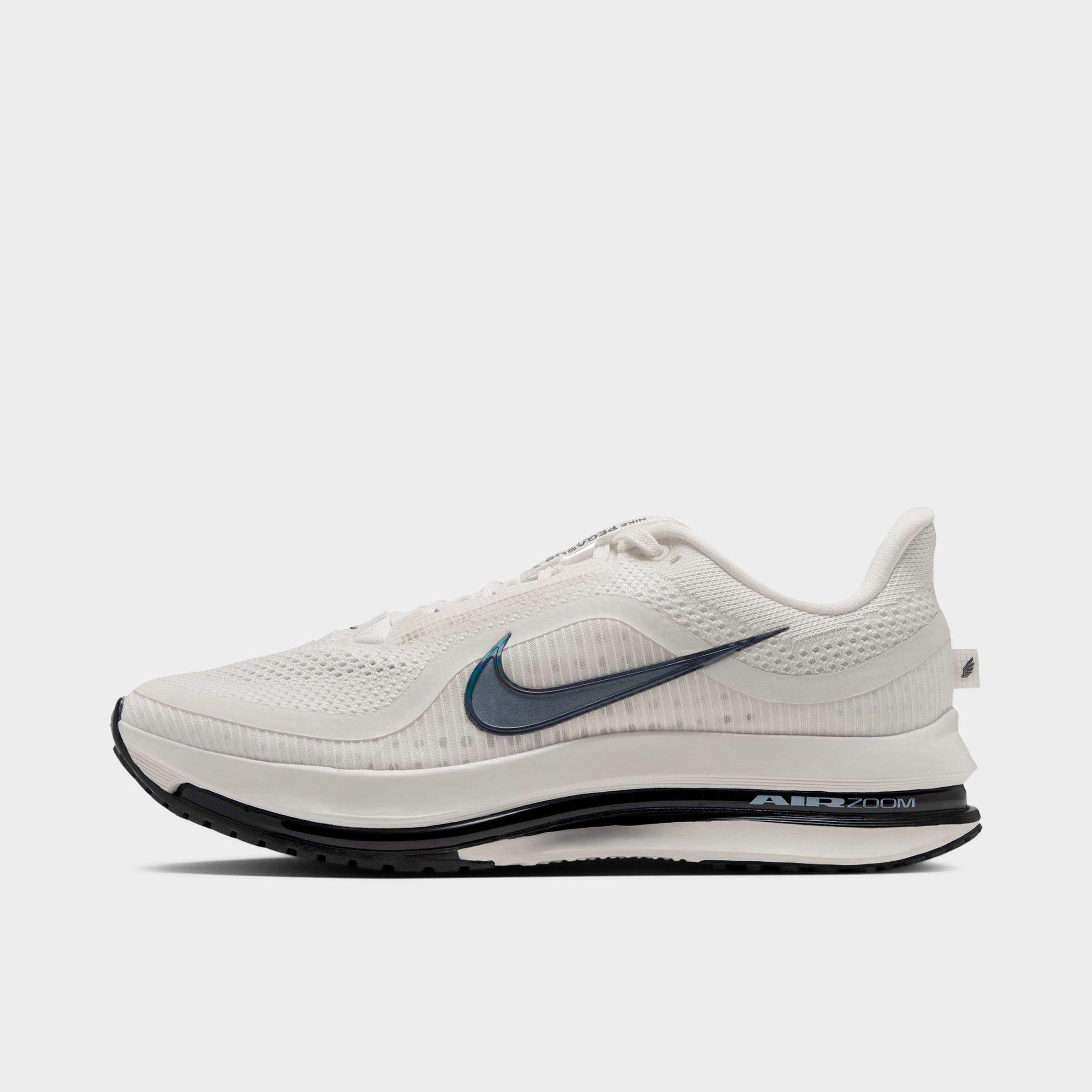 Men's Nithtke Pegasus Premium Running Shoes - Part 1 - Sail/Black/Coconut Milk - Left shoe facing left. Outside of the shoe.